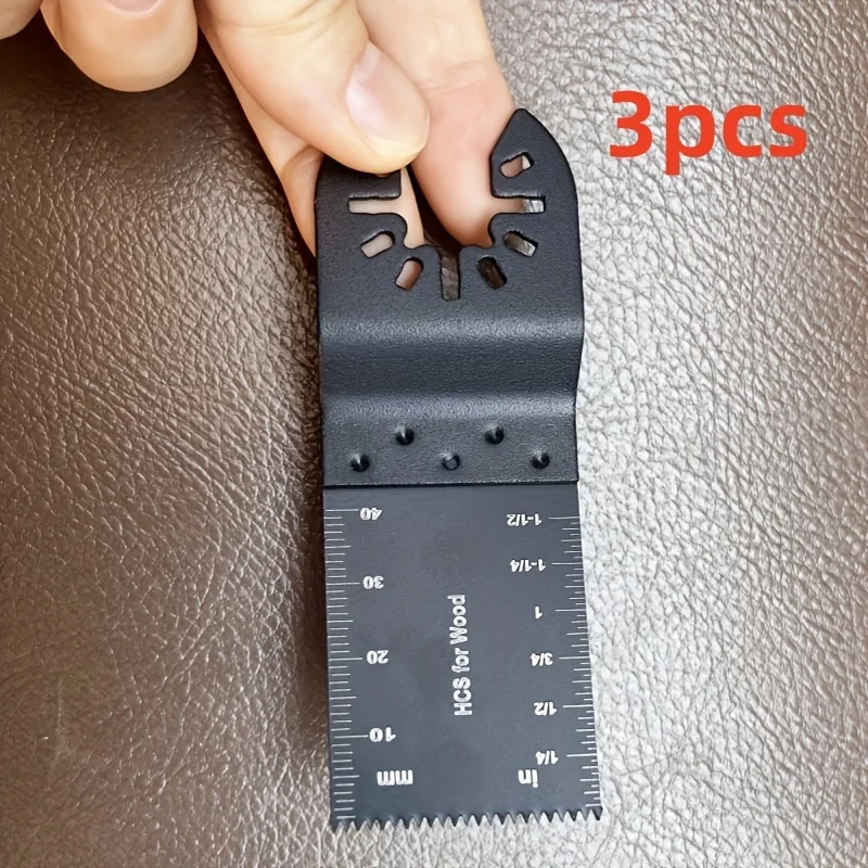 3pcs Professional Universal Multi-functional Saw Blade Kit for Wood/Metal/Plastic Cutting Quick Release Tool Set