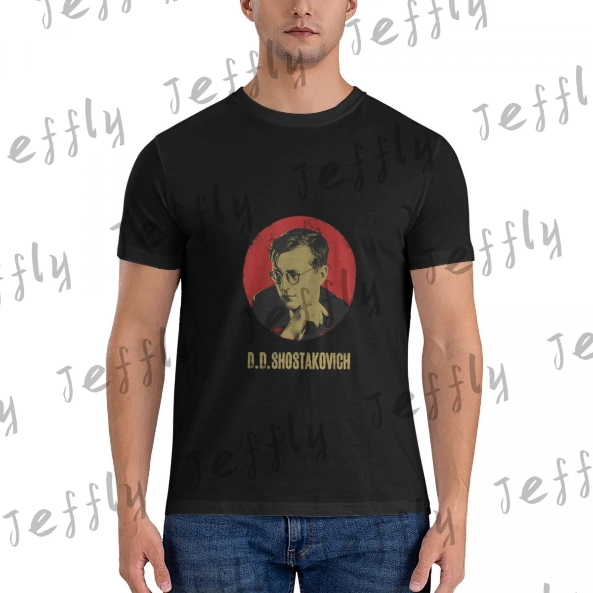 Shostakovich 1 Cool Casual Daily Men's Basic Short Sleeve T-Shirt