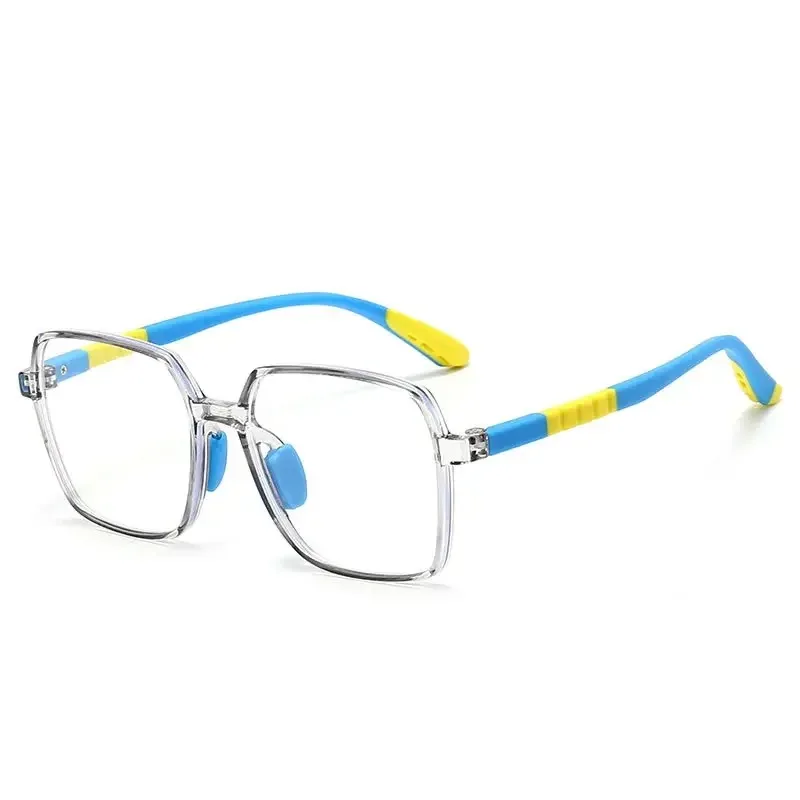 Prescription Glasses Myopia Control Glasses for Kids Blue Light Blocking Lenses for Kids Square Shape Presbyopia for Boy Gril