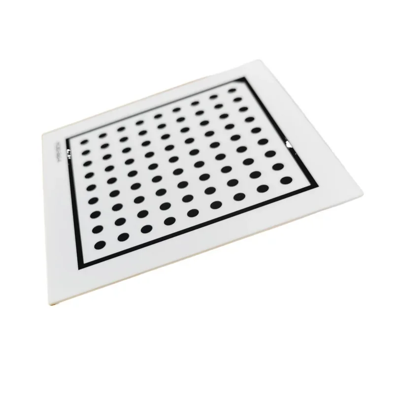 

Dot ceramic camera calibration plate, visual dot array high accuracy ± 1 micron