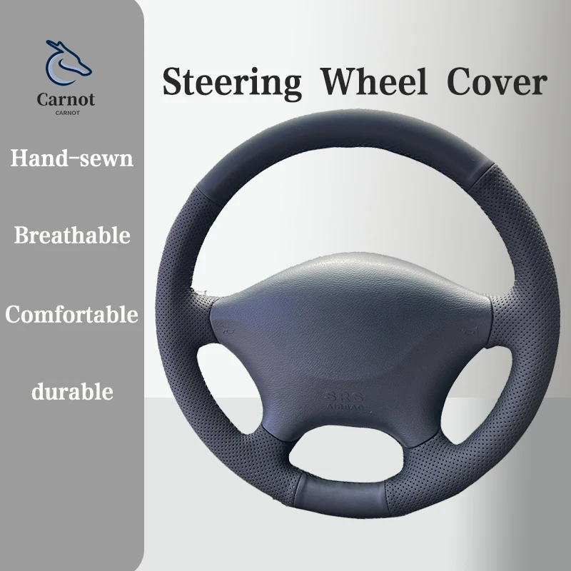 Microfiber Leather Car Steering wheel Cover For Mercedes Benz Vito 2010-2015 Viano W639  Handle Cover Interior Car Accessories