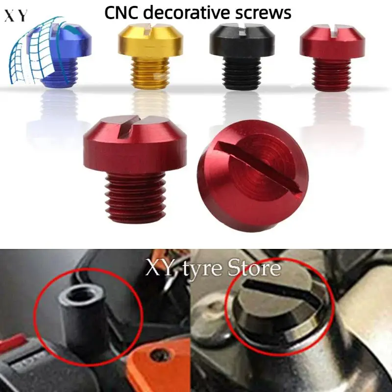 

Motorcycle rearview mirror decorative screws all M10 * 1.25 mirror holes