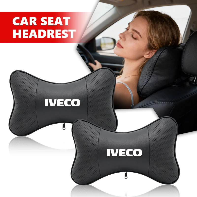 Almohada de reposacabezas para asiento de coche, accesorios interiores para IVECO Daily e-Daily 4x4 Eurocargo S-eWay T-Way Stralis ‌