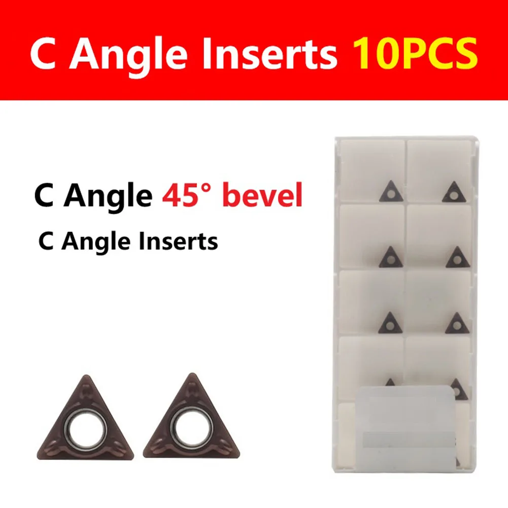Versatile Inserts Triangular Cutter Inserts Pneumatic Chamfering Chamfering Machine Accessories Efficient Deburring Tools