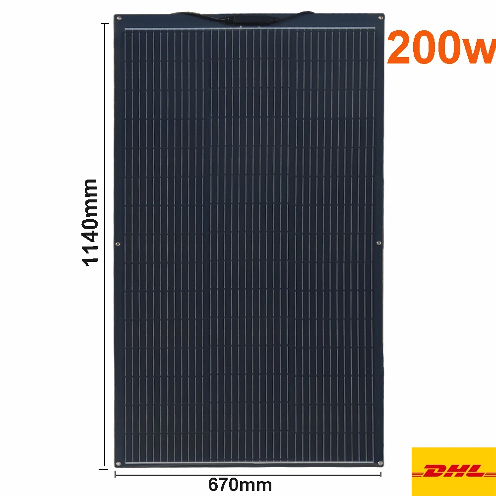 12v solar panel 200w 150w 140w 120w 100w 80w flexible photovoltaic panel for 12v battery charger camper boat home balcony RV