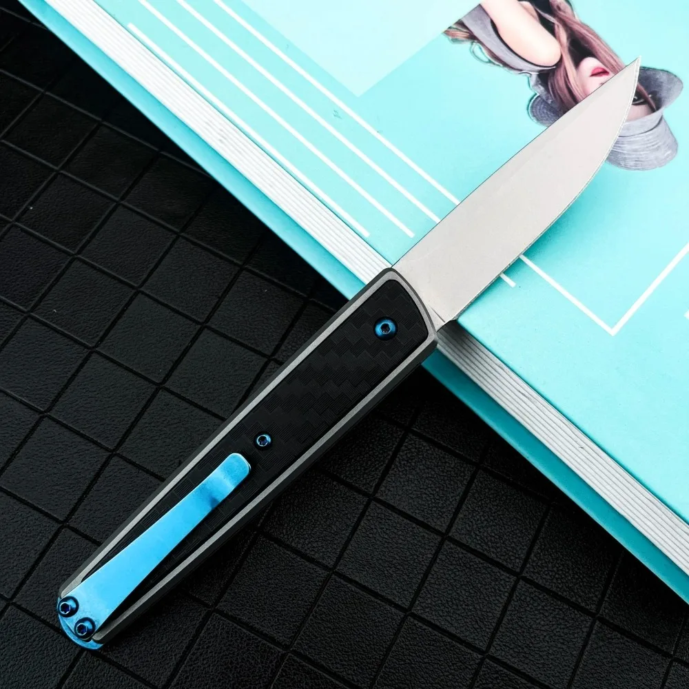 

7190 Outdoor Camping Pocket Knife 8Cr13Mov Blade New Style Folding Knife with Clip Hiking Tool Portable Hunting Knives