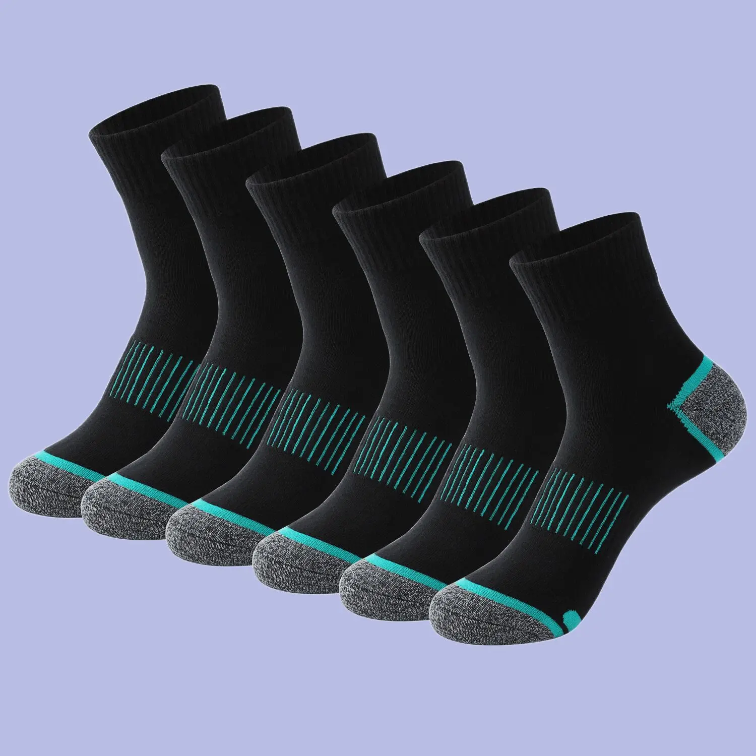 5 Pairs New Socks Outdoor Hiking Sports Socks Sweat-Absorbent And Deodorant Basketball Socks 2024 Men's High Quality Men's Socks