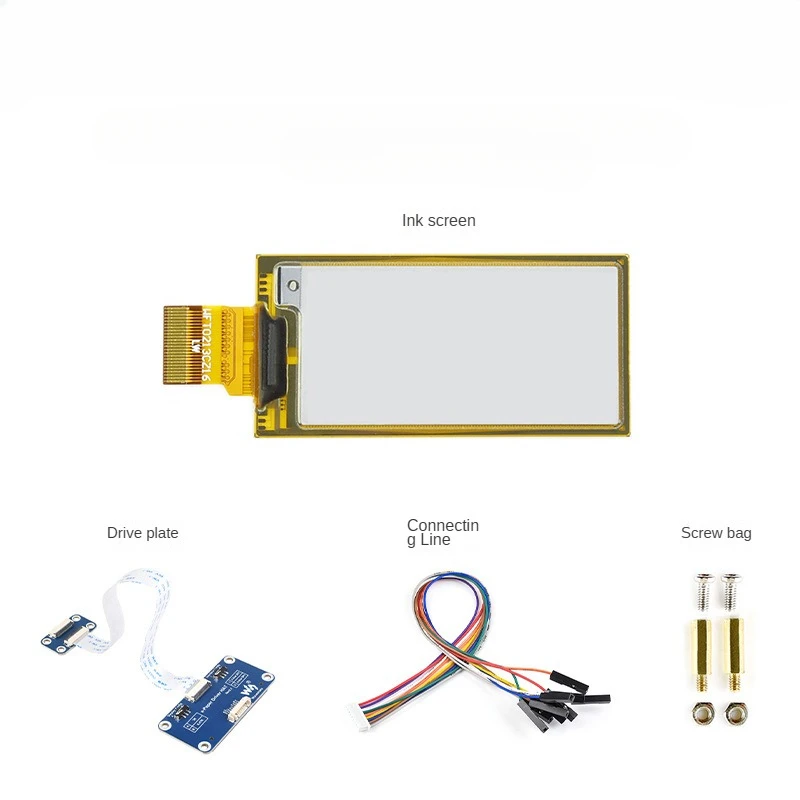 Raspberry Pi 4B 2.13” e paper flexible ink screen black and white e paper screen/module