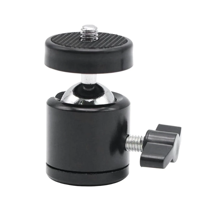 Mini Tripod Ball for Head 360° Rotation Tripod Mount Camera Ballhead Adapter with 1/4