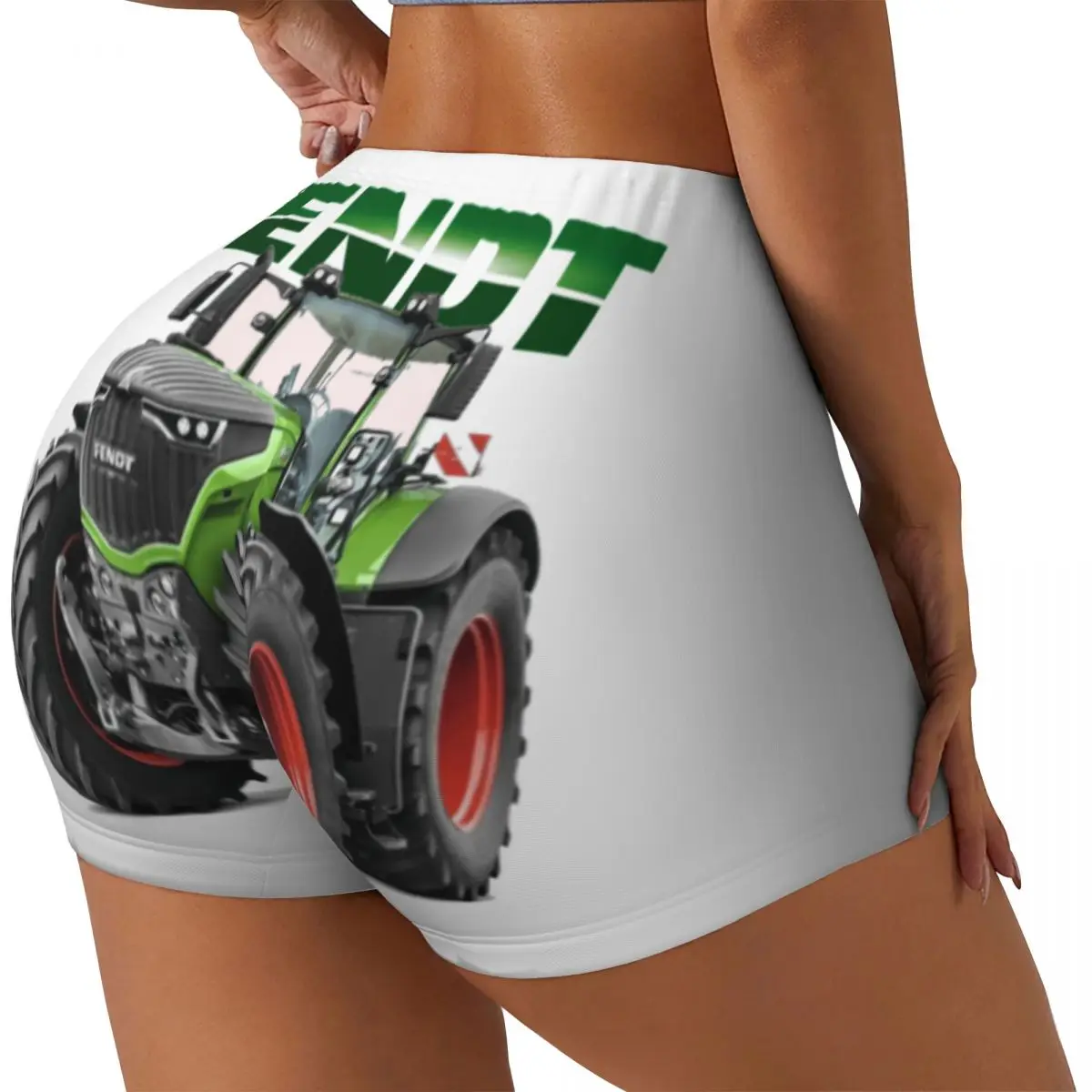 Custom Fendt Tractor Gym Biker Running Shorts Women's Workout Yoga Shorts