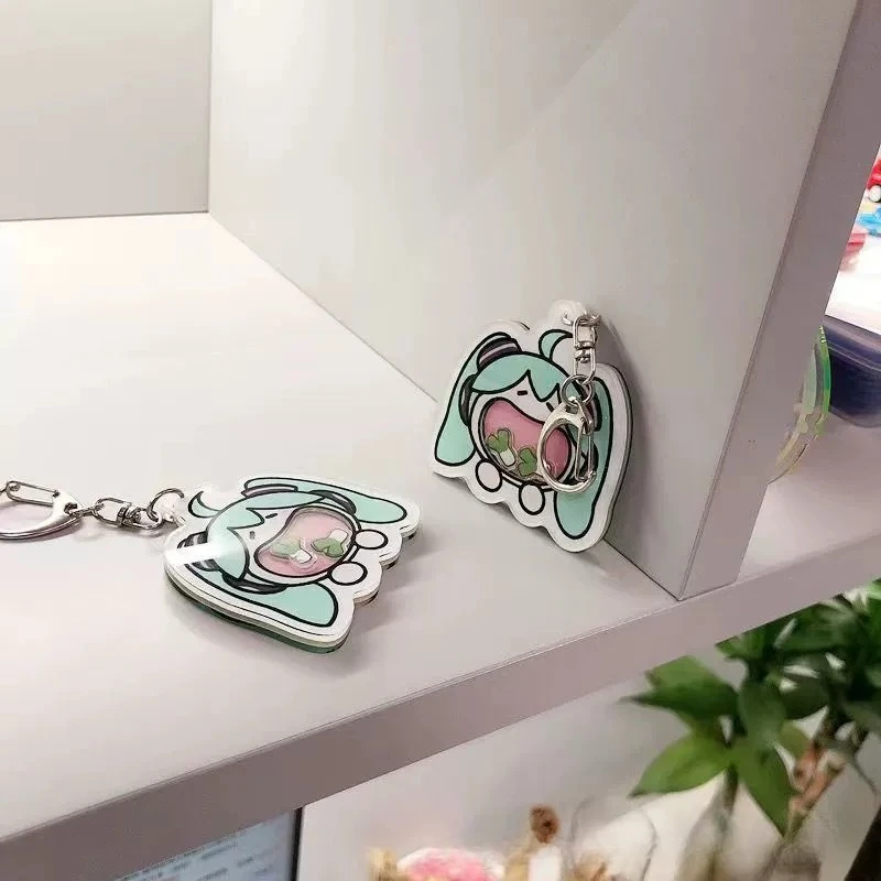 Hatsune Miku MEIKO Keychain New Creative Cartoon and Cute Girl Style Fashionable Simple Portable Student Backpack Pendant Gift view 4