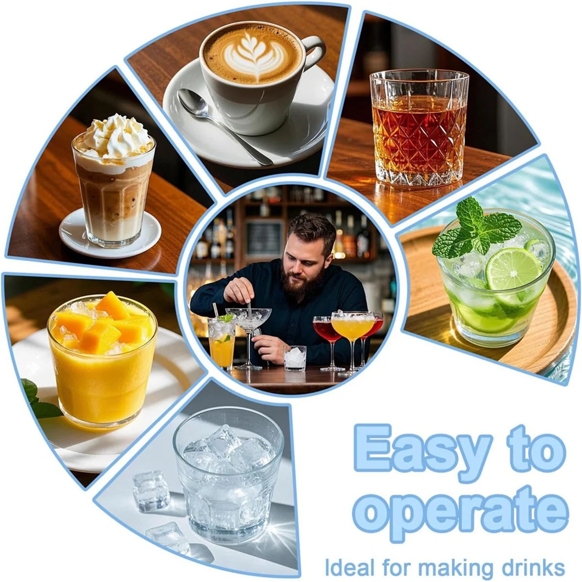 A03R Stainless Steel Trays for Freezer, Metal Ice Tray with Lever, Vintage Inspired Icecube Tray for Kitchen & Bar