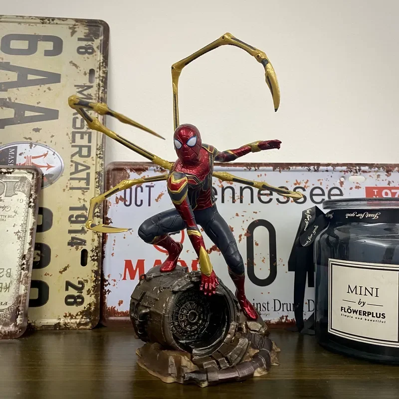 

Hot Toys Marvel Spider Man Superhero Spiderman Action Figure 18cm Spider-Man Anime Decoration Collection Doll Toy Model Children