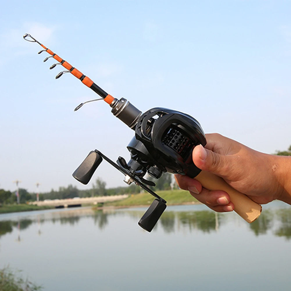 

1.5m Carbon Telescopic Fishing Rod UL Horse Mouth Rod 2-6lb Portable Spinner And Casting Fishing Pole Carp Fishing Accessories