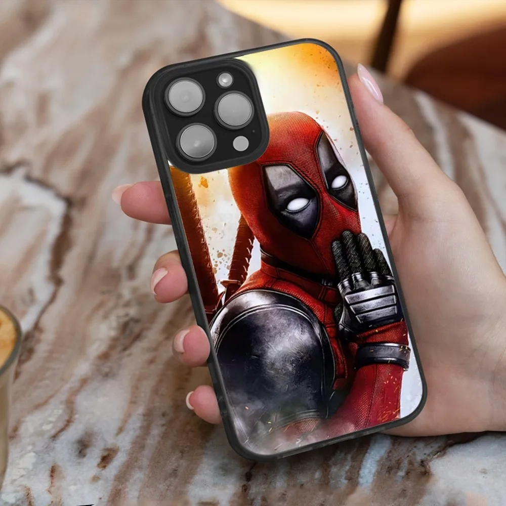 Phone Case For iPhone 16,15,14,13,12,11,Plus,Pro,Max,Mini D-Deadpool W-Wolverine Magesafe Magnetic Wireless Charge