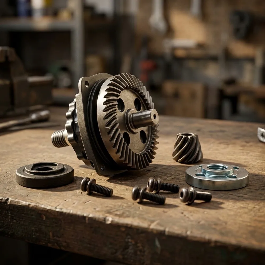 Grinder Repair Parts Angle Grinder Gears High-strength Alloy Steel Carburized Steel Material For Heavy-Duty Grinding