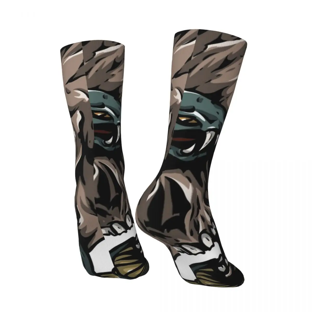 Hip Hop Retro Skull Crazy Men's Compression Socks Unisex Tatto Street Style Pattern Printed Funny Novelty Happy Crew Sock