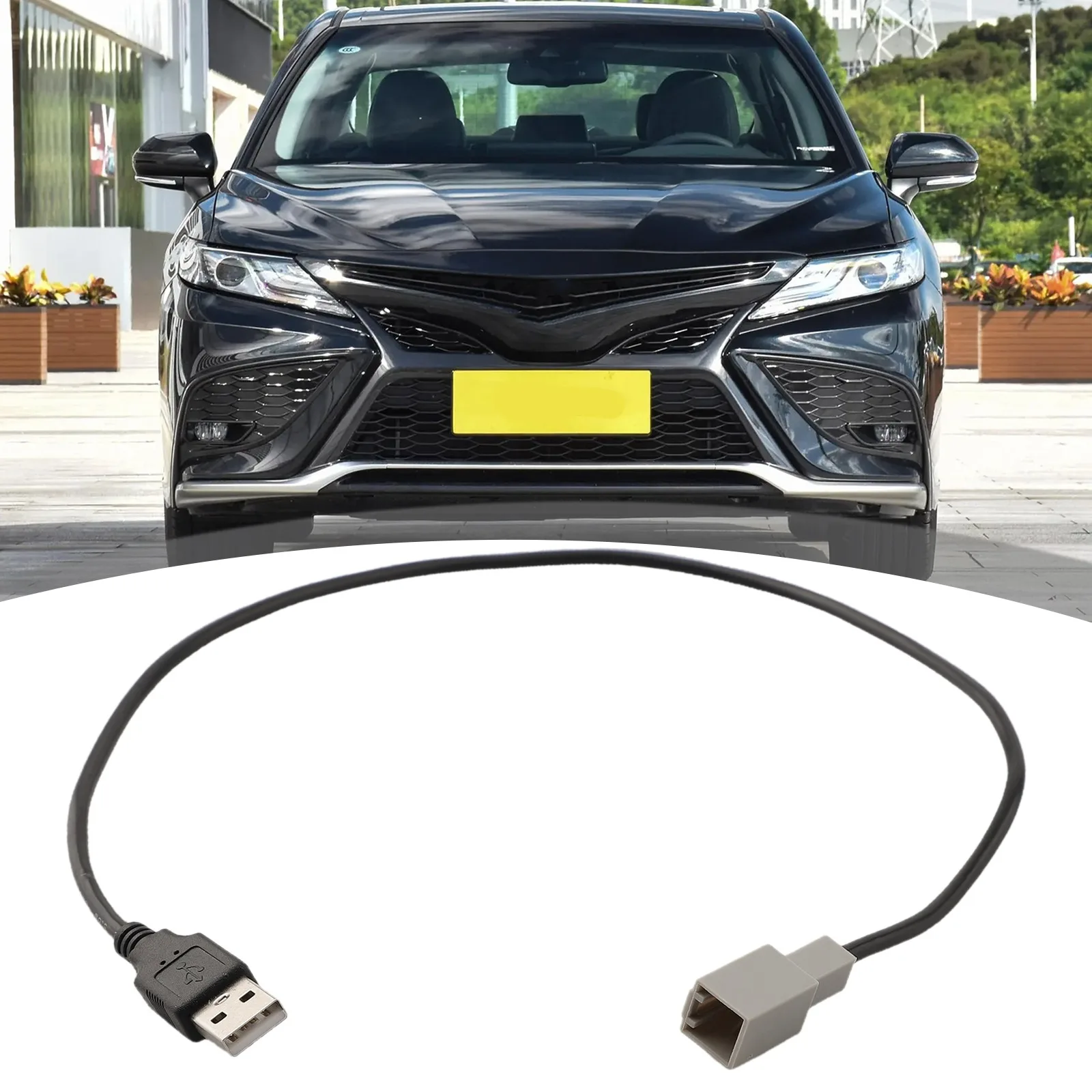 محول خط USB صوتي للسيارة لسيارة TOYOTA وLEXUS مصنوع من مادة مضادة للحفاظ على استخدام منفذ USB #1