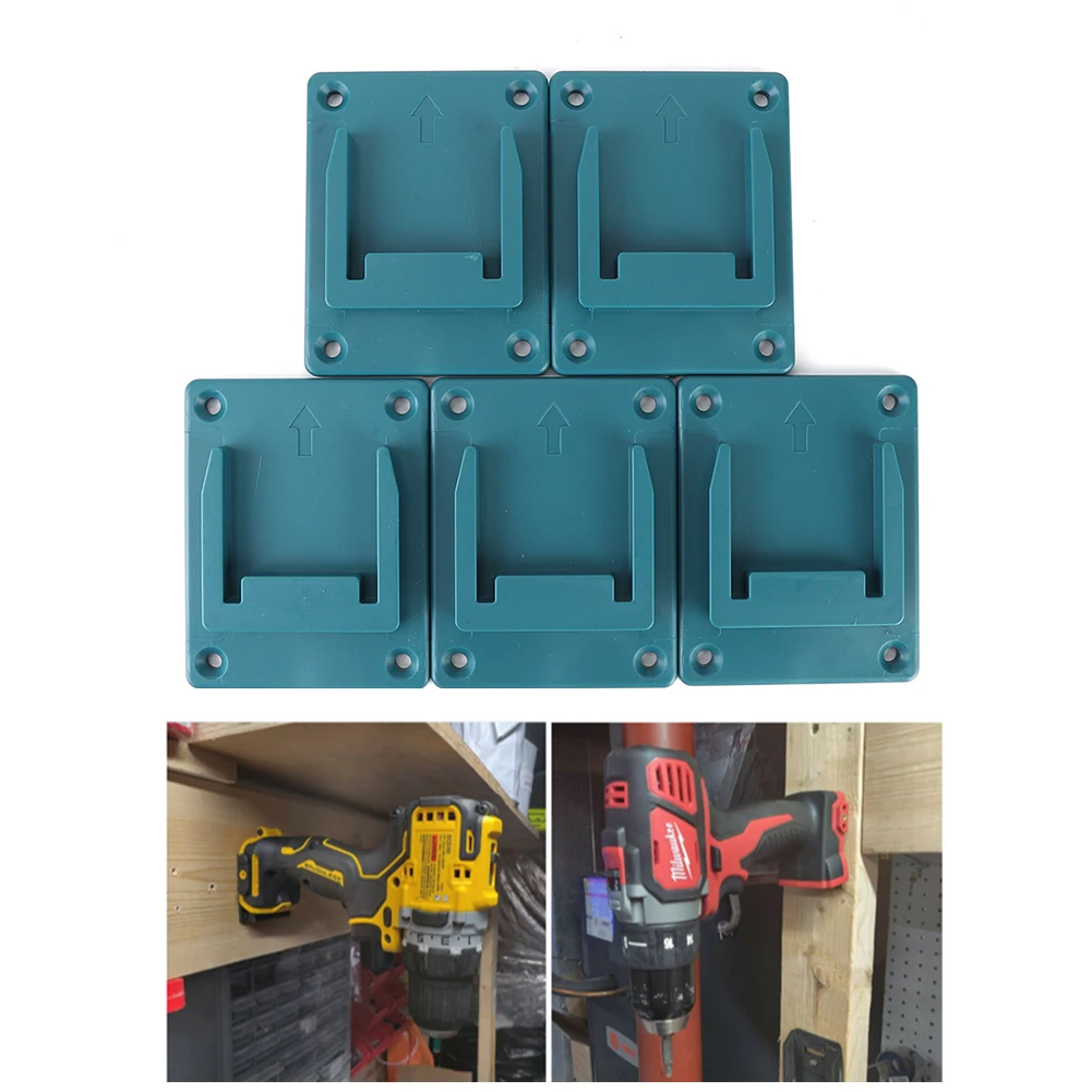 壁掛け収納ブラケット固定マウントホルダー ボッシュ/マキタ 18V リチウムスロットバッテリー収納ラック用