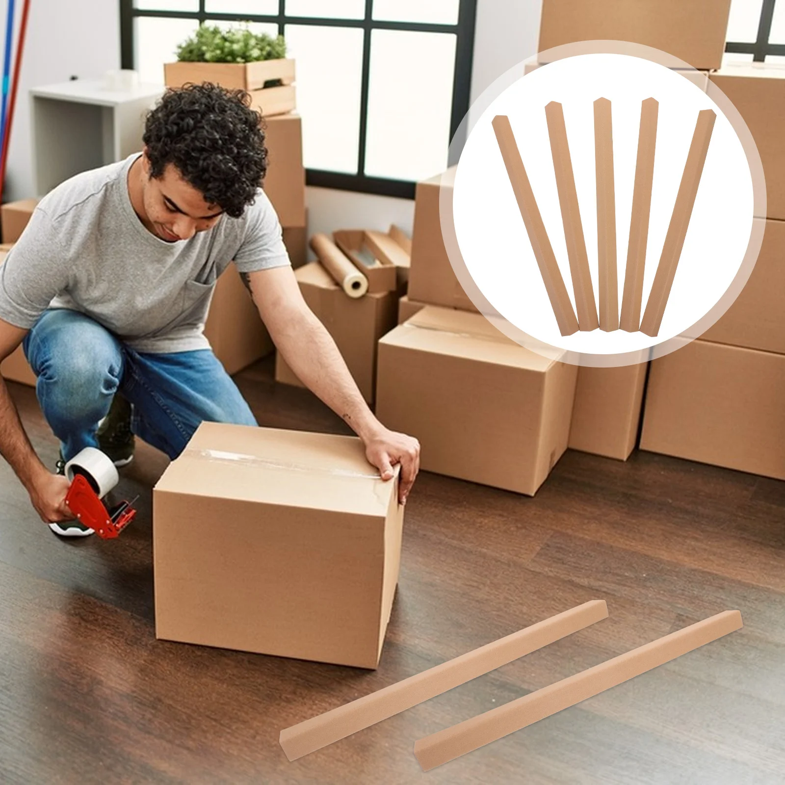 10Pcs Professional Grade Paper Edge Protectors Rugged Corner Protectors for Secure Packaging and Handling Frame Corner Protector