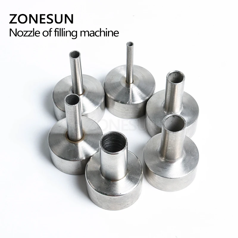 ZONESUN Liquid Paste Filling Machine Nozzle Parts for G1 4mm 6mm 8mm 10mm 12mm 14mm Accessories