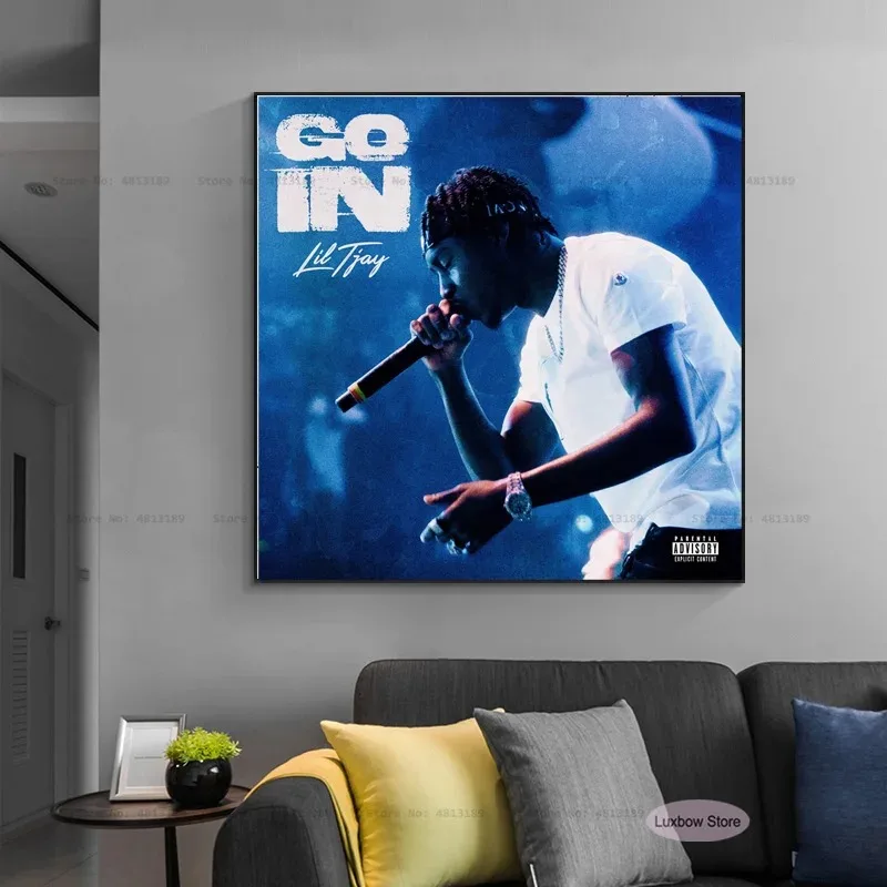Lil Tjay State Emergency Beat Odds Music Album Cover Star Poster And Prints Art Canvas Wall Pictures For Living Room Home Decor