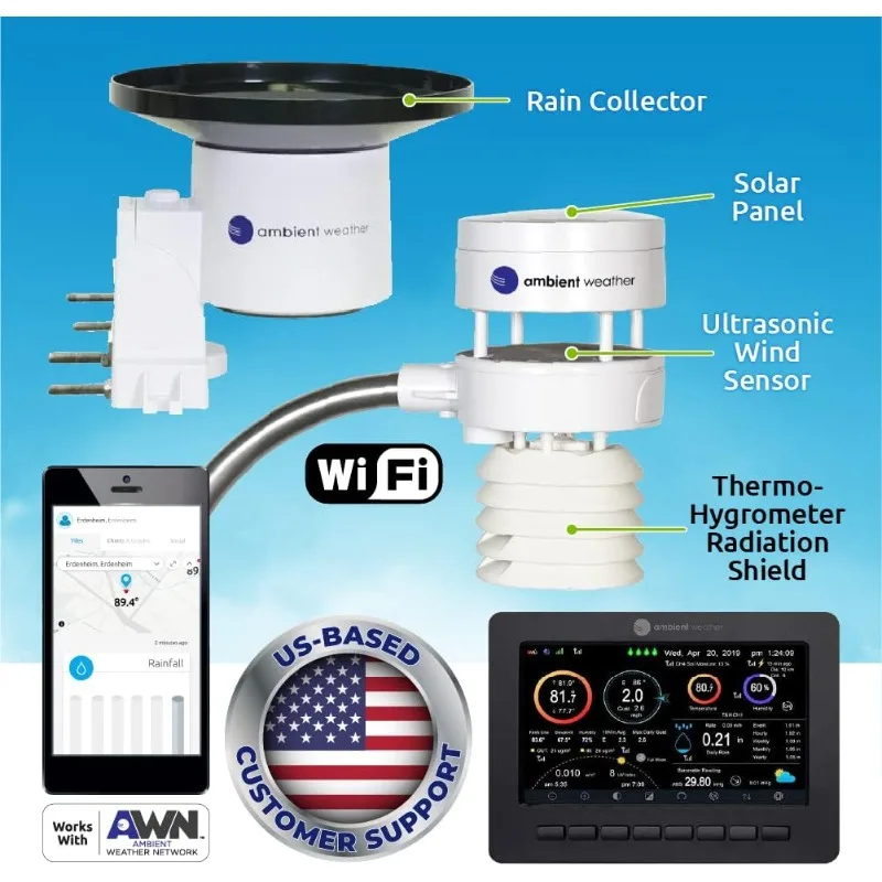 WS-5000 Ultraschall-Smart-Wetters tation