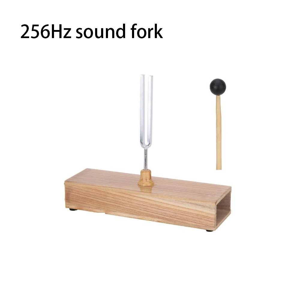 Partners Dead Tuning Fork avec base en bois, fourches sonores, apprentissage musical, équipement TingPerSCH, accessoires, 512Hz