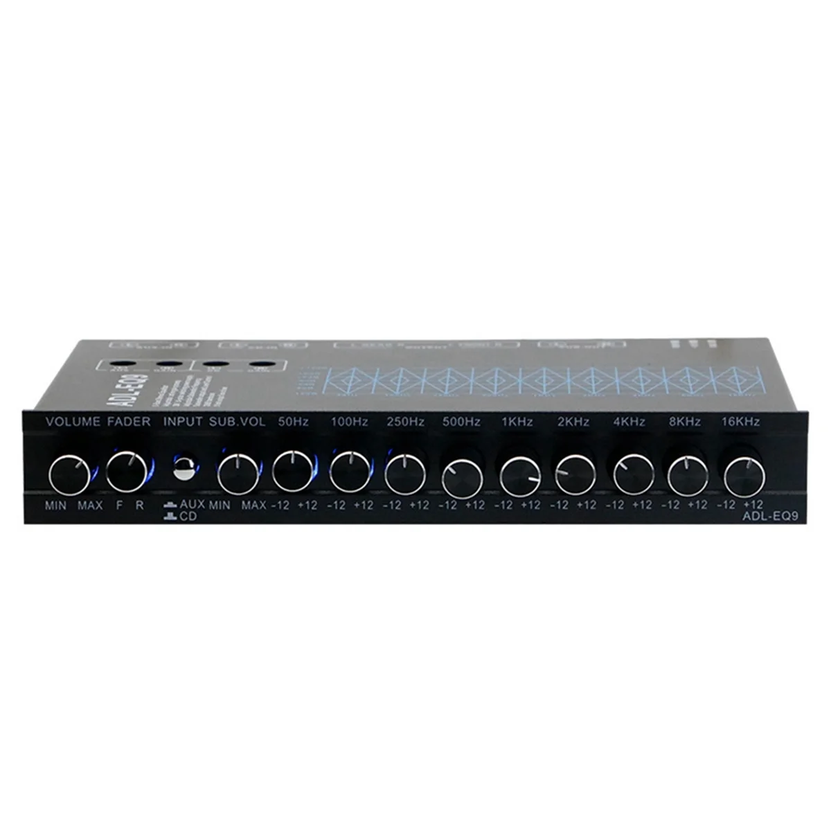 A88M Auto Square 9 Band Graphic Equalizer เครื่องเสียงรถยนต์ดิจิตอล ADL-EQ9 Full Series เครื่องขยายเสียงรถยนต์ Equalizer + ตัวกรองแบบปรับได้