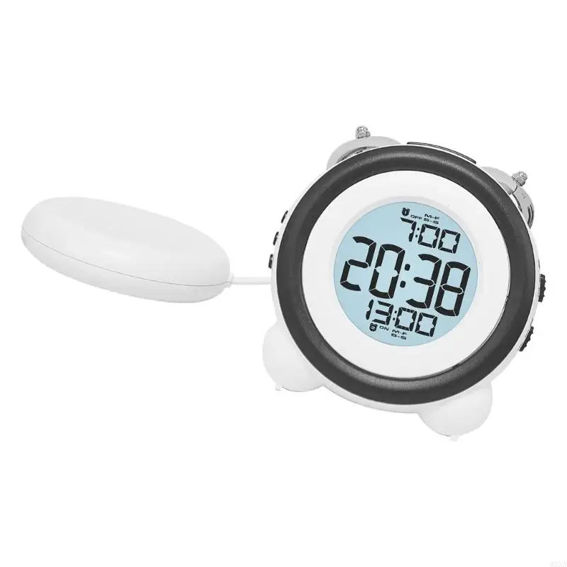 0XXA Travel Alarm Clock with Vibrating Wake Up for Outdoor Activity Lightweighted