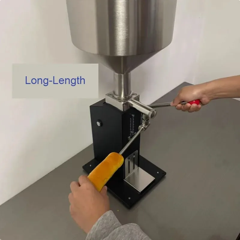 آلة حقن المربى اليدوية آلة حشو حاقن كريم الدنيس آلات تعبئة كريم كروس #5