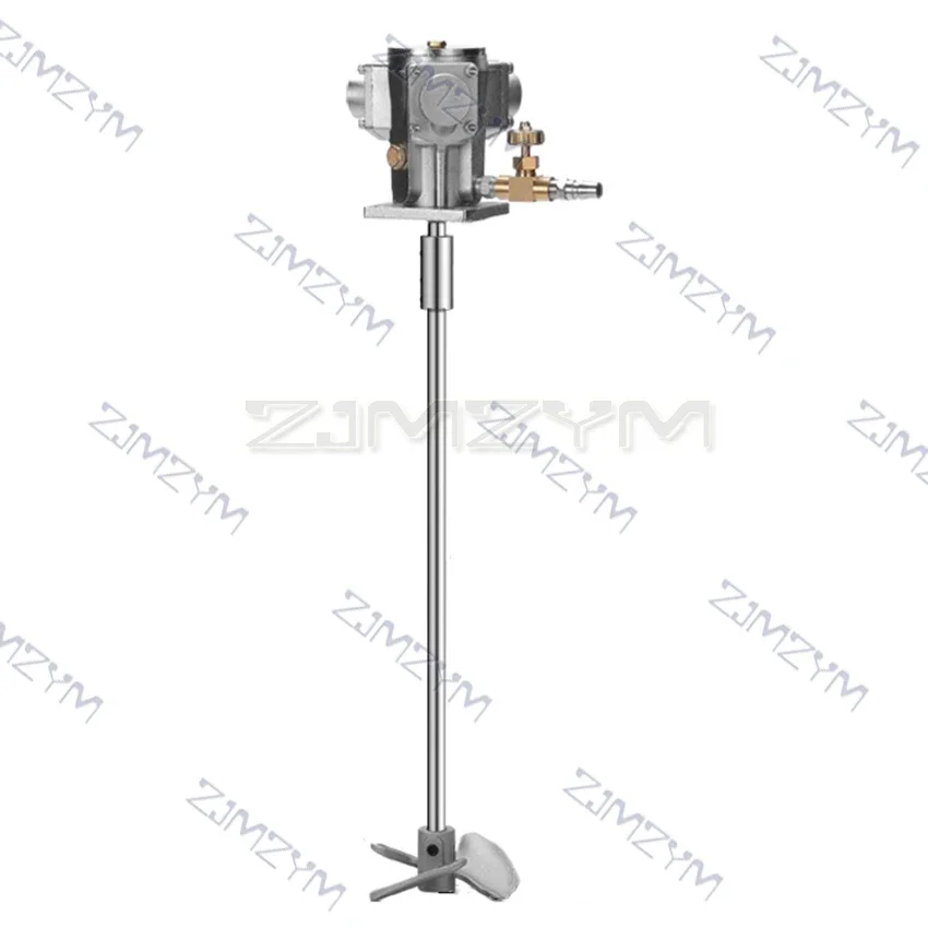 60L Pneumatic Mixer Air Agitator Air Blender Stirrer Aluminum Alloy Air Mixing Machine 2800RPM 1/8HP 5 Gallon Mixing Equipment