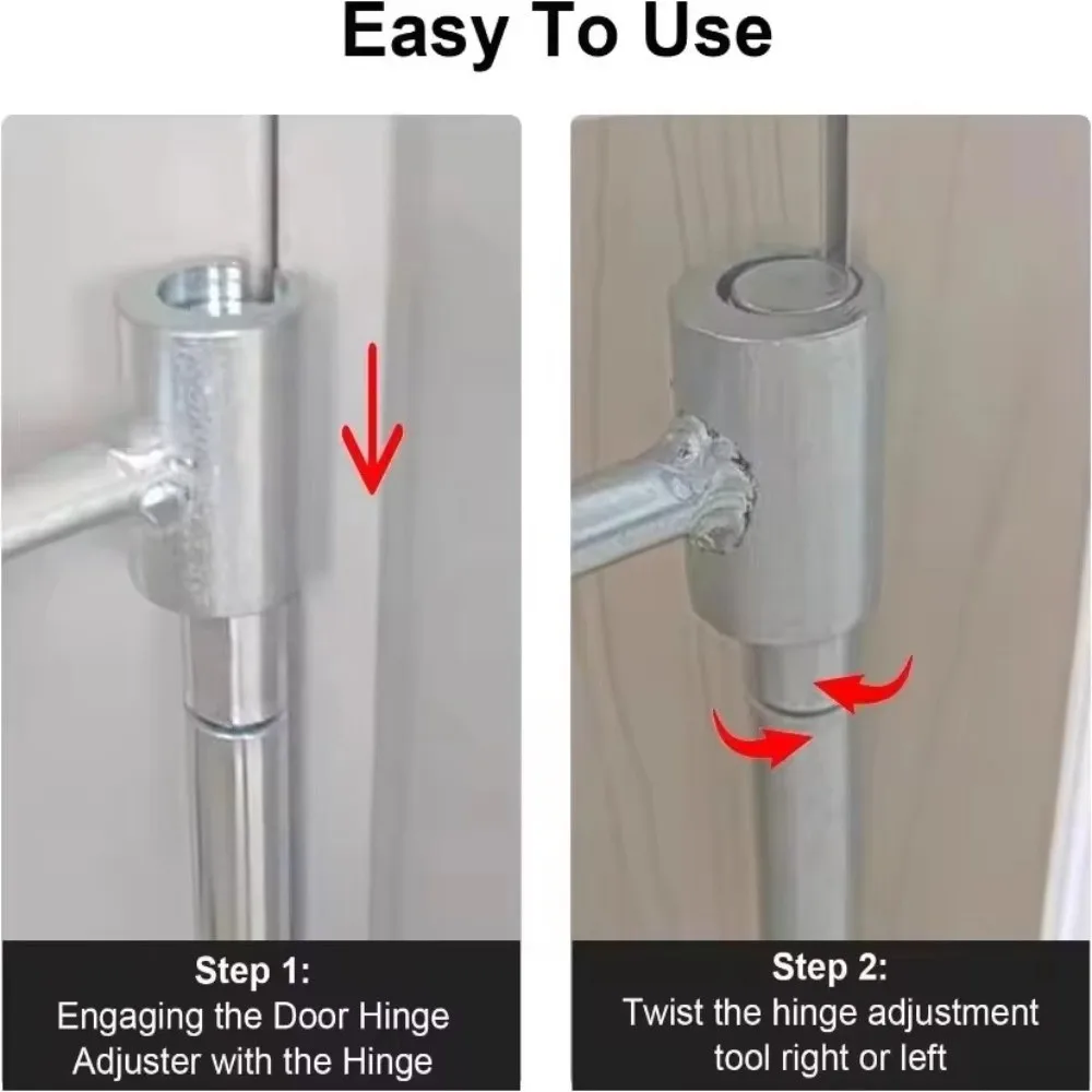 Portable Hinges Gaps Adjusting Wrench Multi-function Double Head Door Hinge Repair Wrenchs Repair Door Hinge Adjustment Tool