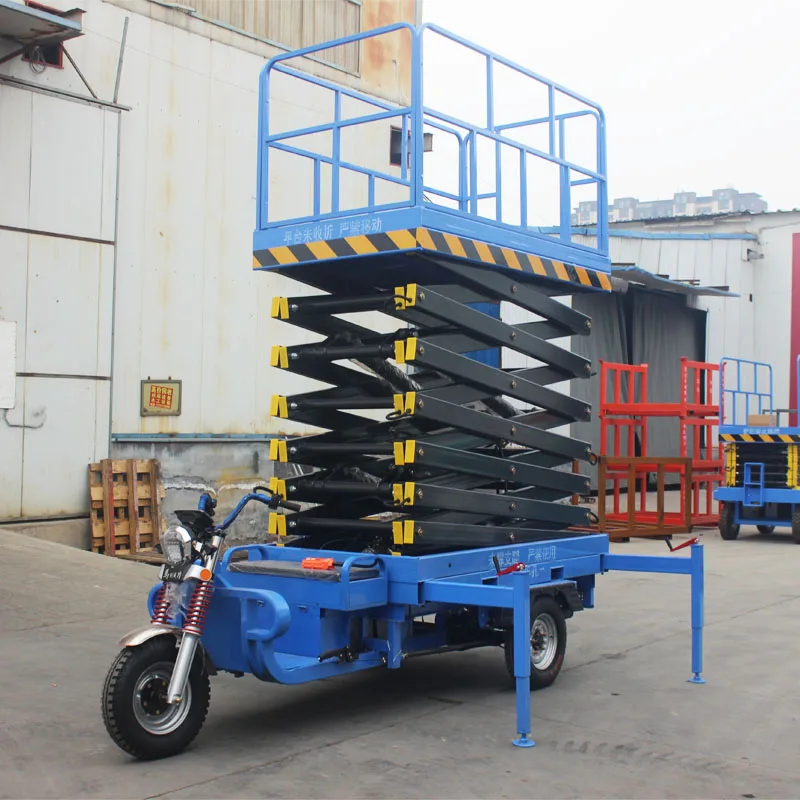 6m 8m 10m Small Aerial Work Platform Battery Powered Hydraulic Self-propelled Electric Scissor Lift