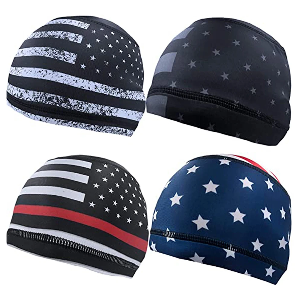 Equipment Men Women Sweat Wicking Motorcycle Running Hat Breathable Helmet Liner Cycling Cap Skull Cap Cooling Cap