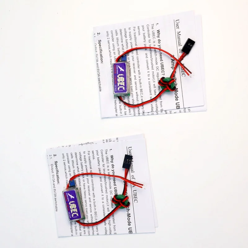 1/2 Uds 3A modo de interruptor salida UBEC 5V 6V Max 5A con ruido RF más bajo para proyectos de aficionados y de bricolaje