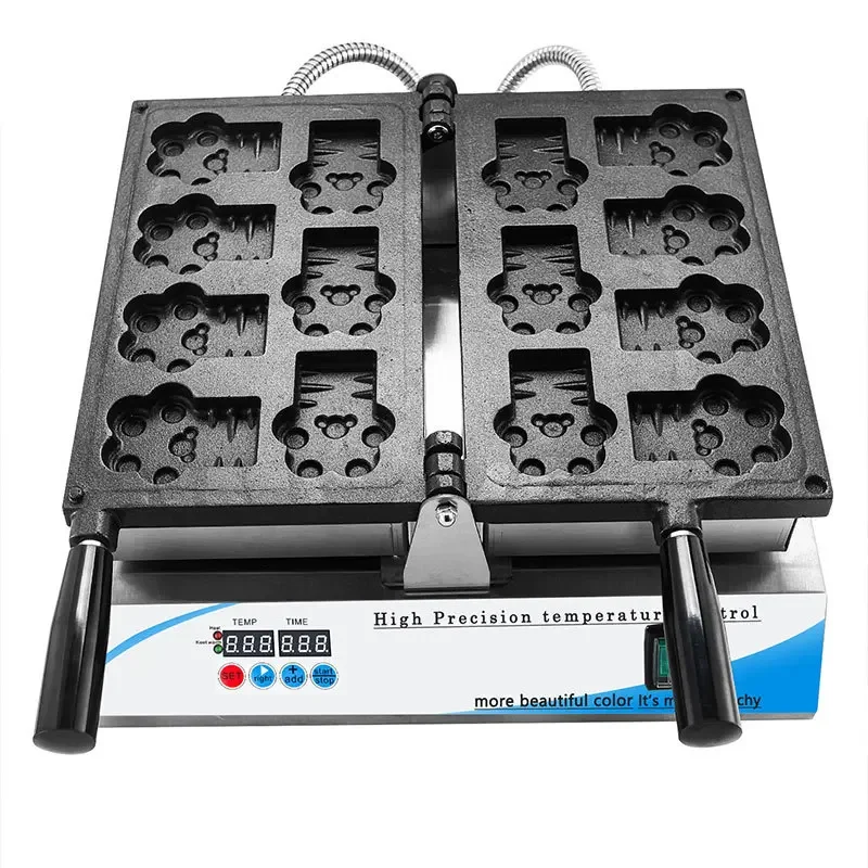 Waffle machine, cross-border heat mining commercial hot-selling electric bear cake machine