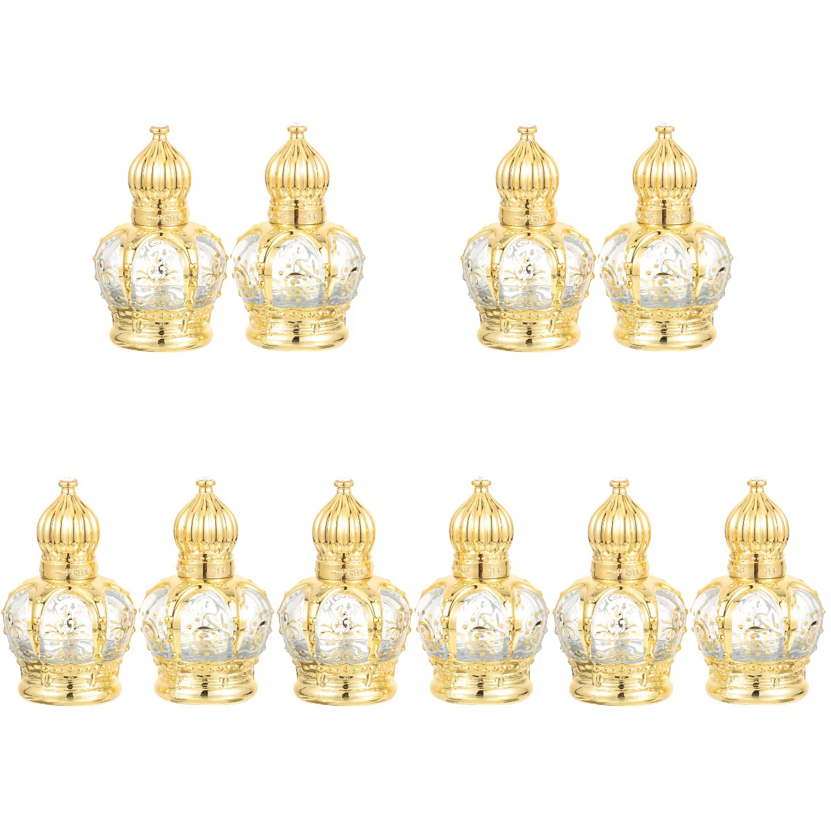 

5 Pack Essential Oil Bottling Empty Bottles Perfume Refill Travel Glass Sized Water Rollers