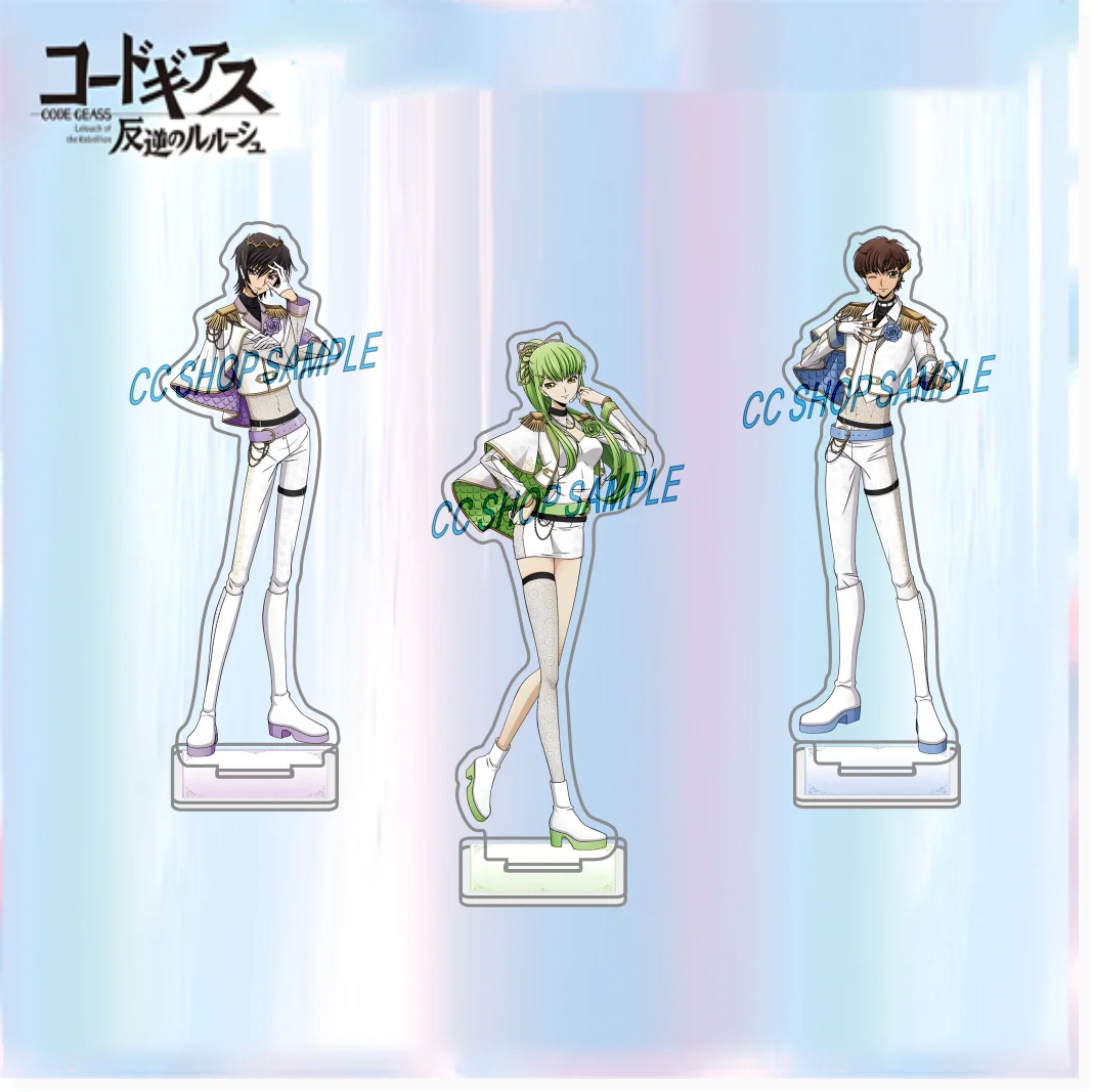 Code Geass Lelouch Of The Rebellion Acrylic Standee Keychain Lelouch Suzaku C.C.Idol Style Anime Collectible Desk Decor COS Gift