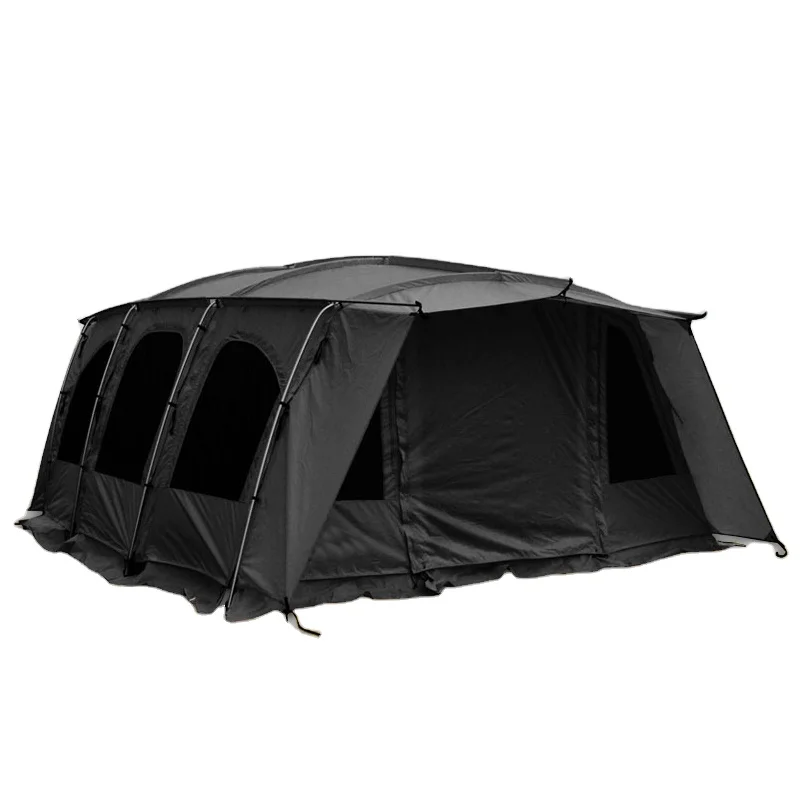 

Large Family Tunnel Camping Tent Multi Room Outdoor Event Shelter Waterproof Camping Tent with Large Windows