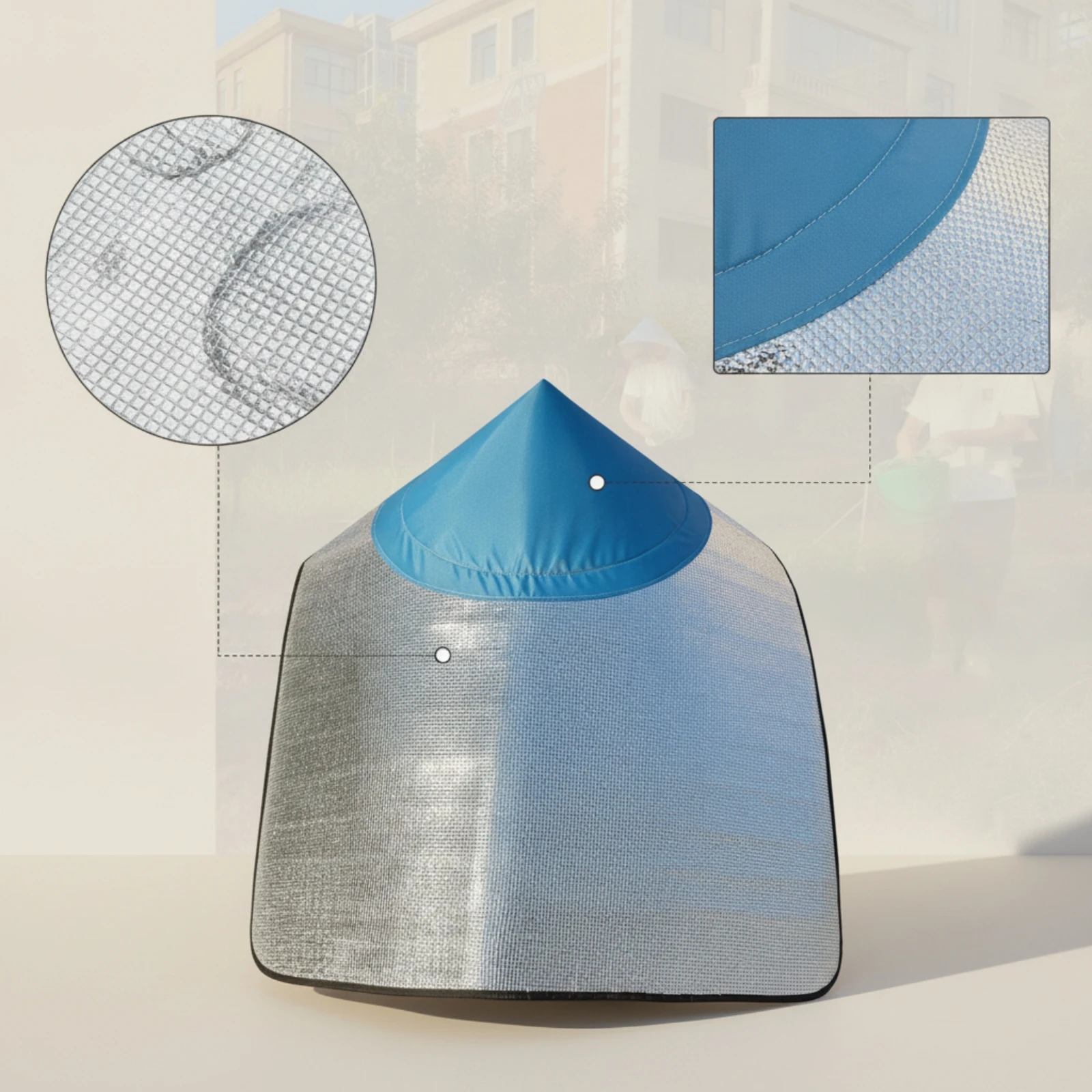 Sun Hat with Neck Cape Full Coverage Hat with Neck Flap UPF 50+ Breathable for Farmers, Farming, Gardening