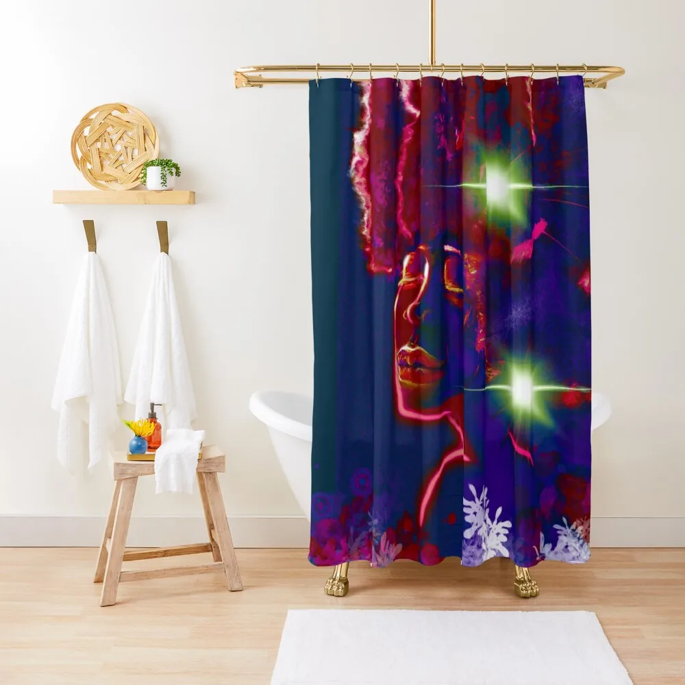 

In Her Haze of Magic Shower Curtain Bathroom Deco Curtain