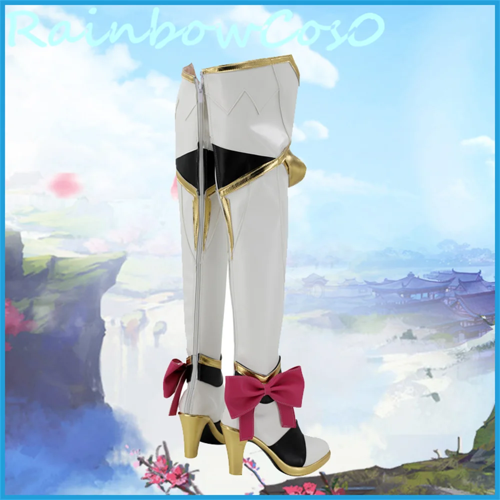 Genshin Impact Noelle Cosplay buty buty gra Anime Halloween boże narodzenie RainbowCos0 W2951