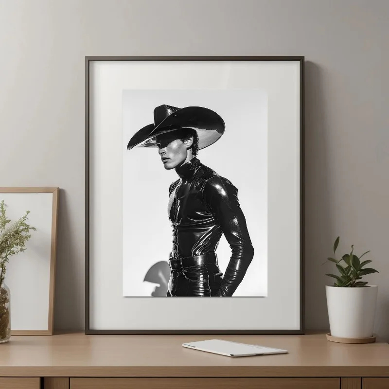 Vintage Muscular Male on The Beach Greek God Portrait Posters and Prints Canvas Printing Wall Art Picture for Living Room Decor