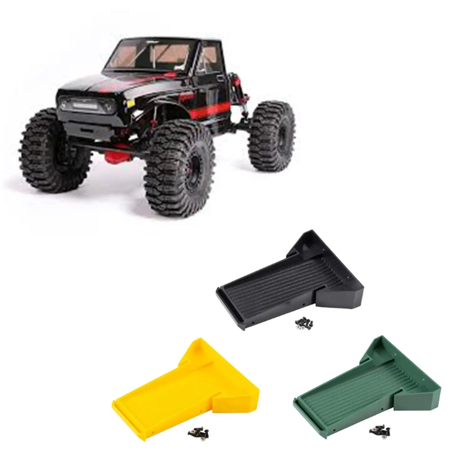 

1/10 Chassis Kit RC Crawler Car Accessories for for for 2-4mm Rails Stable Crawler Chassis Bed 1/10 Scale