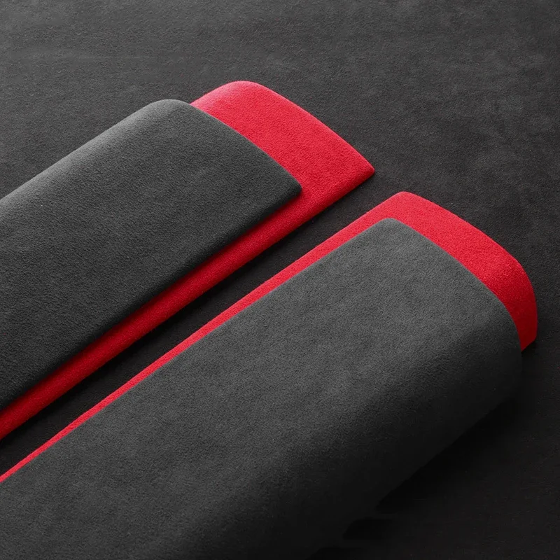 

Suede Car Central Control Trim Panels Armrest Box Protective Cover Interior Accessories For BYD Han e9 DM-i 2021 2022 2023 2024