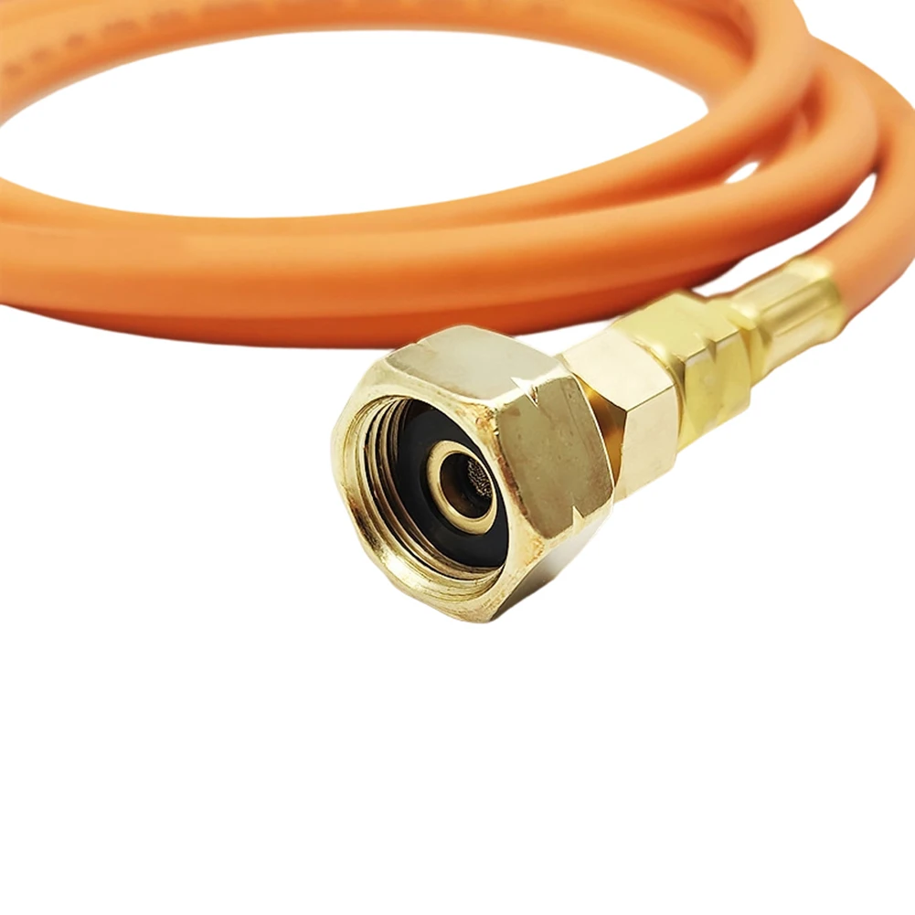 Copper Gas Welding Torch with 2m Hose for Sheet Metal Repair High Temperature Heating Charcoal Lighting and Cooking