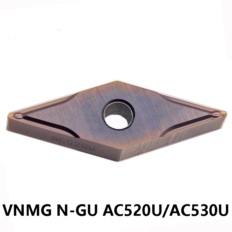 Original VNMG VNMG160404 VNMG160408 N-GU Turning Tools CNC Holder VNMG160408N-GU AC520U VNMG160404N-GU Carbide Inserts Cutting