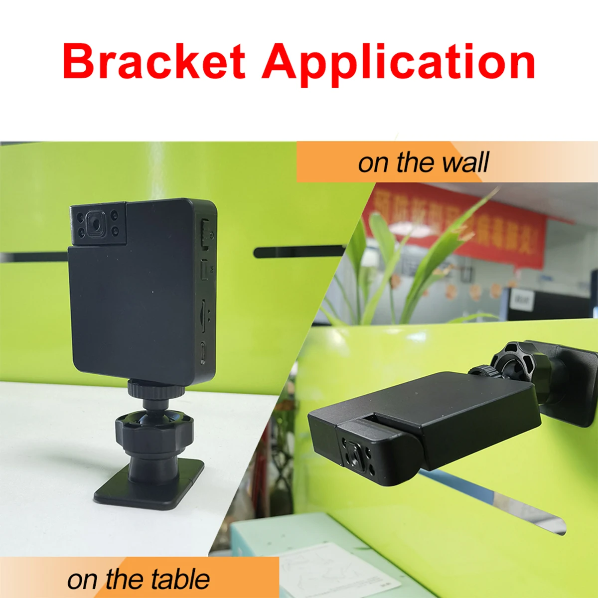 Small wifi mini camera supports mobile APP real-time live broadcast built-in 1200mAh battery camera built-in microphone 60° wide