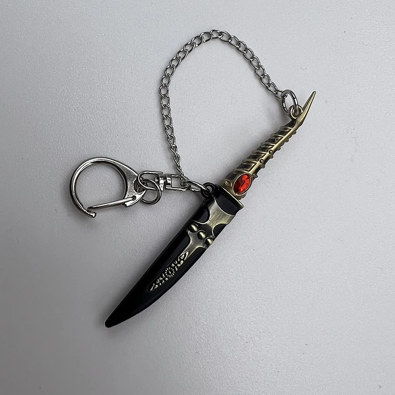 9cm Valyrian Steel Catspaw Dagger Game Littlefinger of Thrones Arya Stark GOT Metal Weapon Mini Model American Drama Peripherals